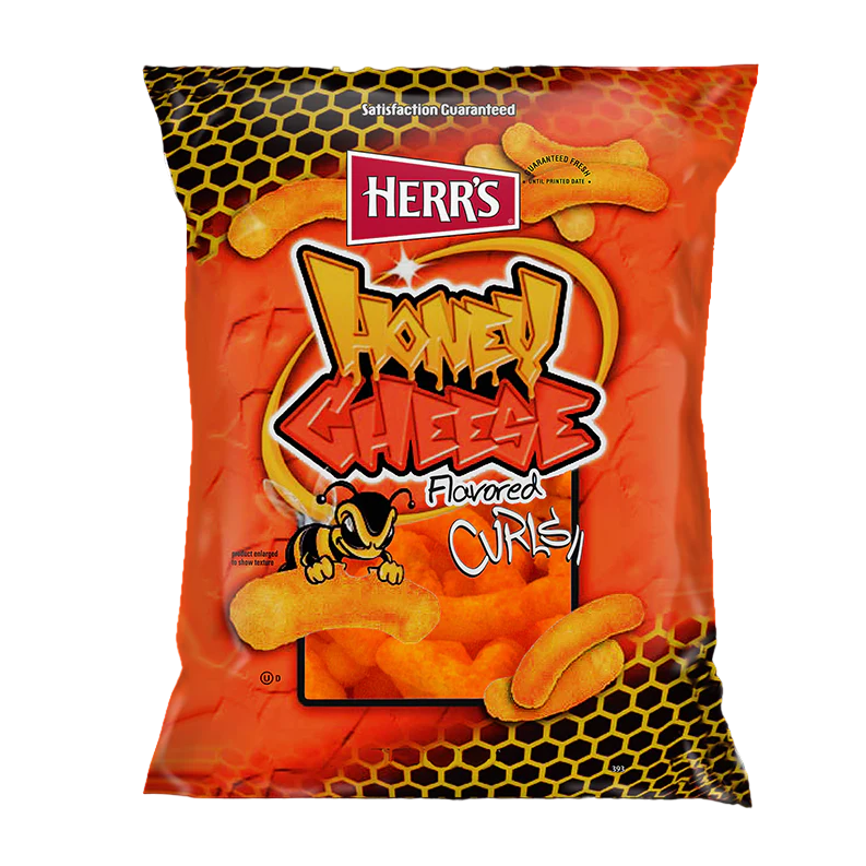 SNACK HERRS 28 GR HONEY CHEESE CURLS | 42 x 28g