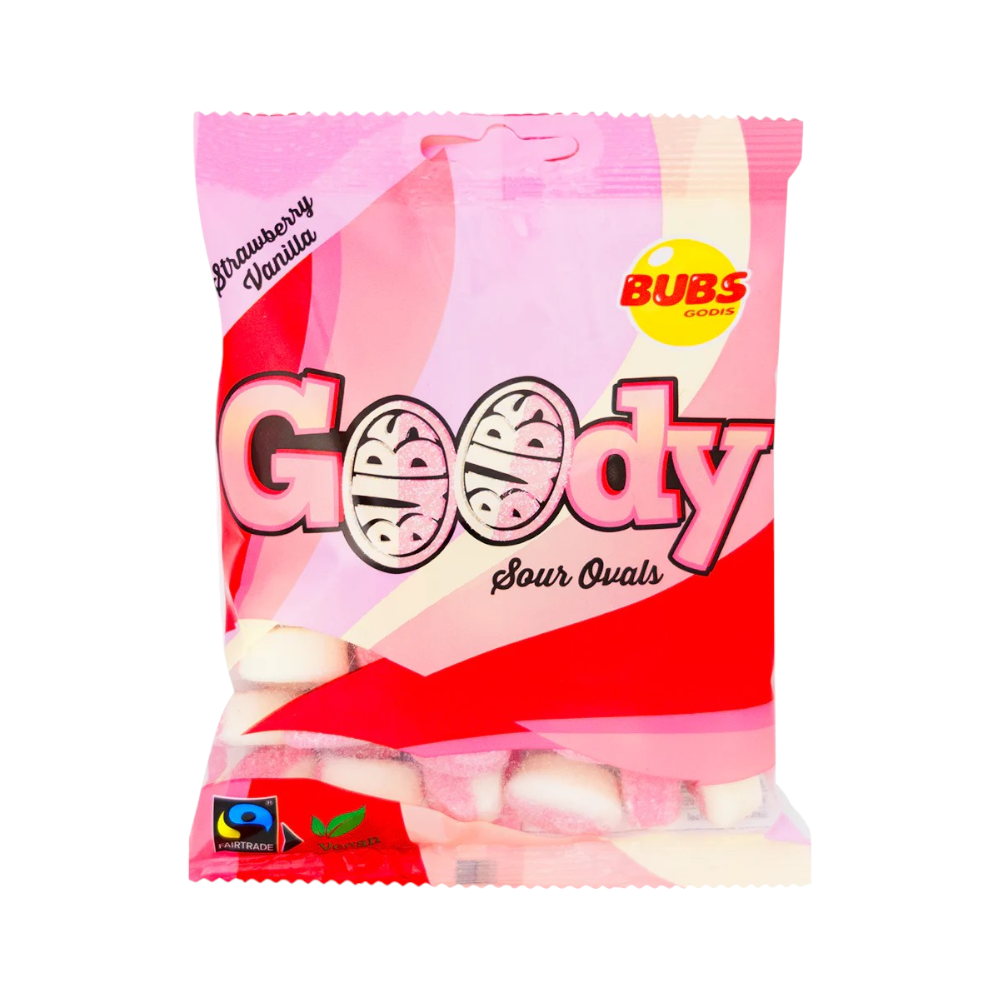 CANDY BUBS 90 GR STRAWBERRY VANILLA | 12 x 90g