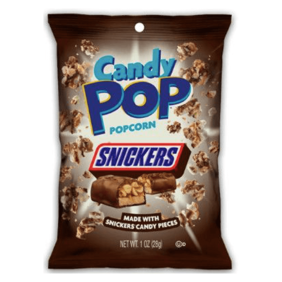 Pop Popcorn Snickers | 6 x 8 x 28gr