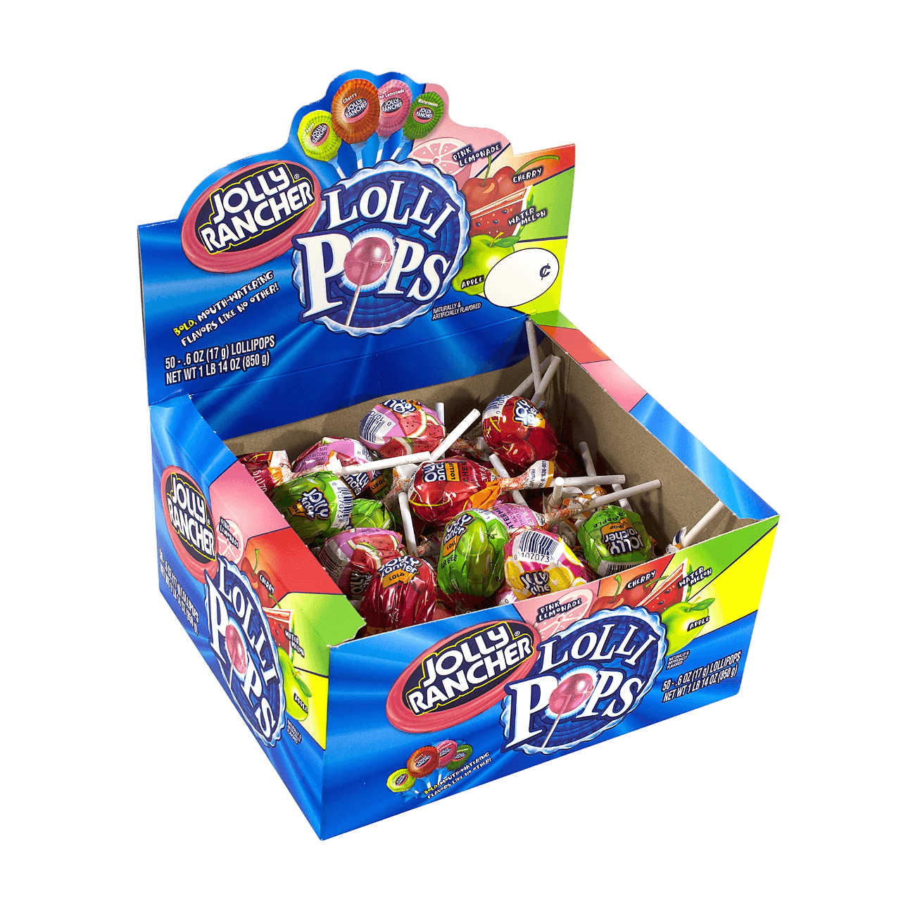 Jolly Rancher Lollipops | 50 x 17gr