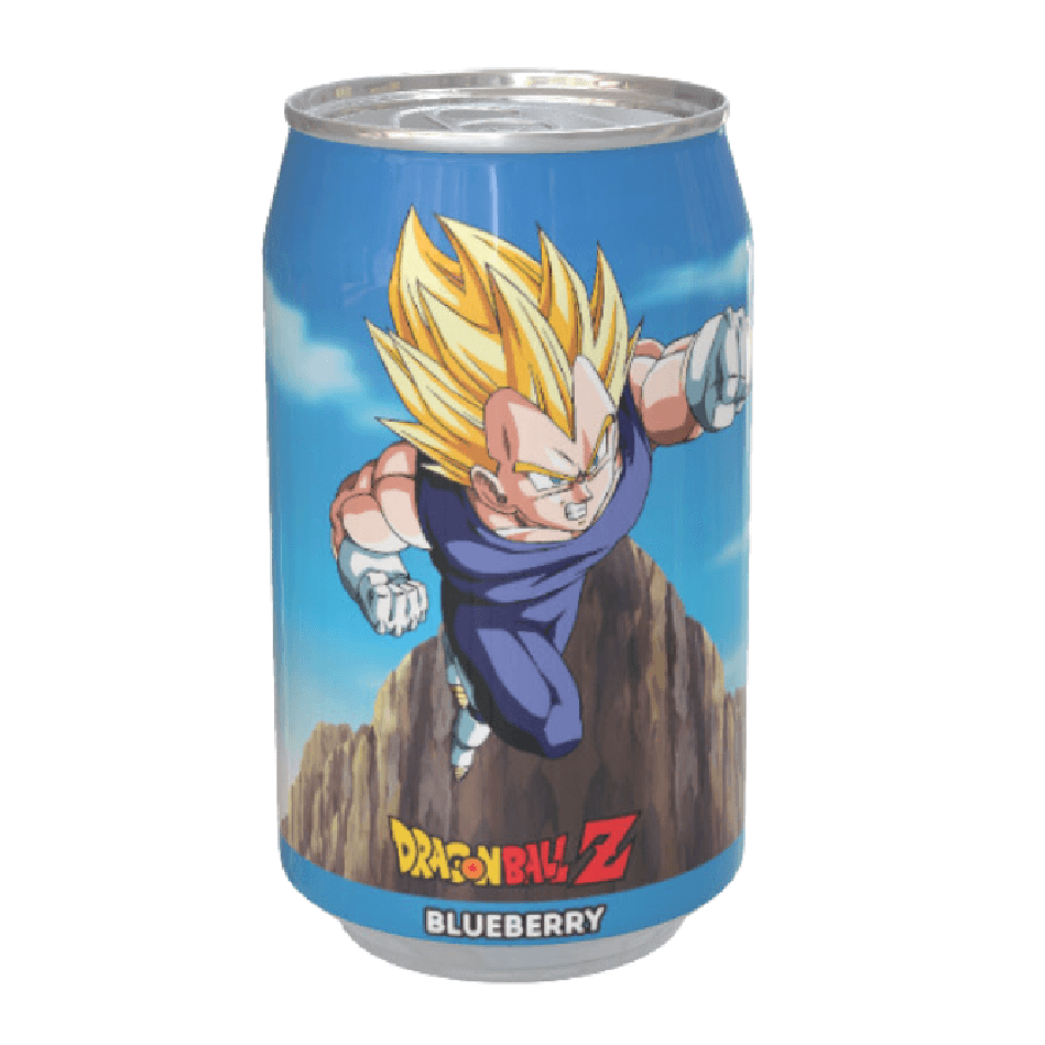 Dragon Ball Z Blueberry Soda Can Asian | 12 x 330ml