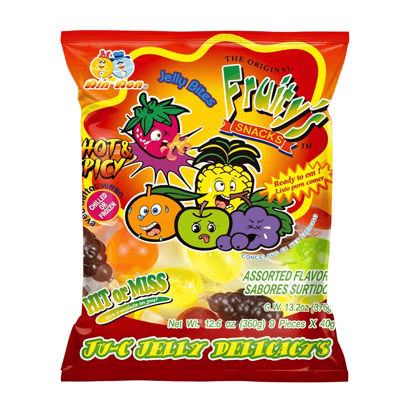 Fruitys Ju-C Assorted Hot & Spicy Jelly | 30 x 9 x 40gr