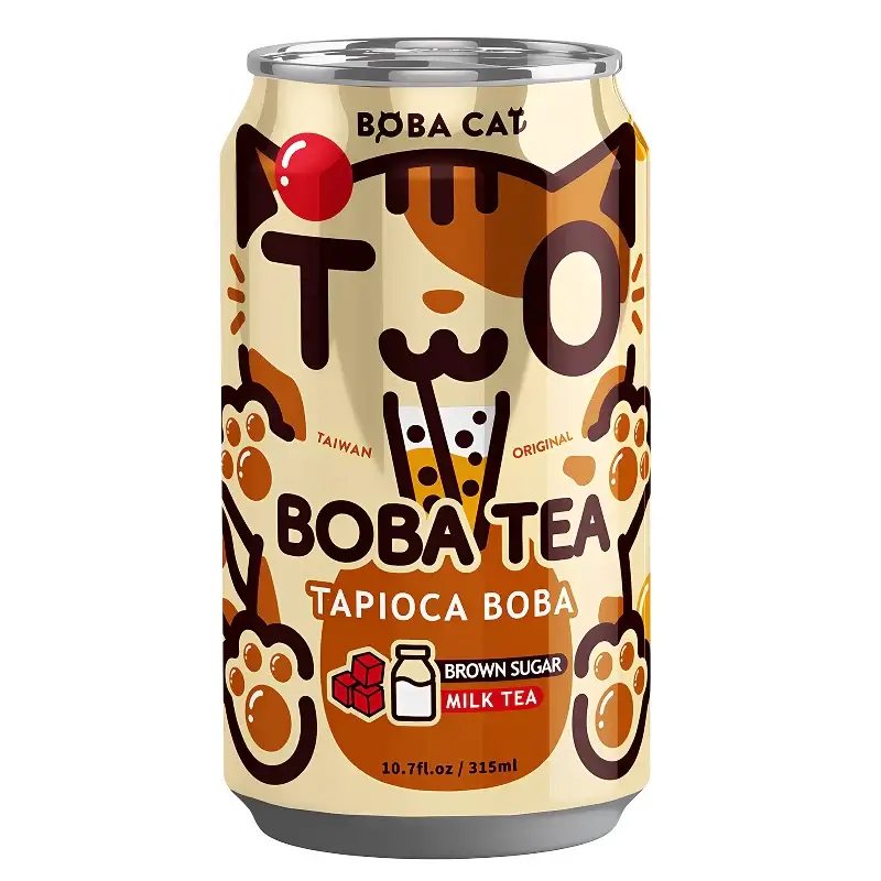Boba Cat Brown Sugar Milk Tea | 24 x 315ml