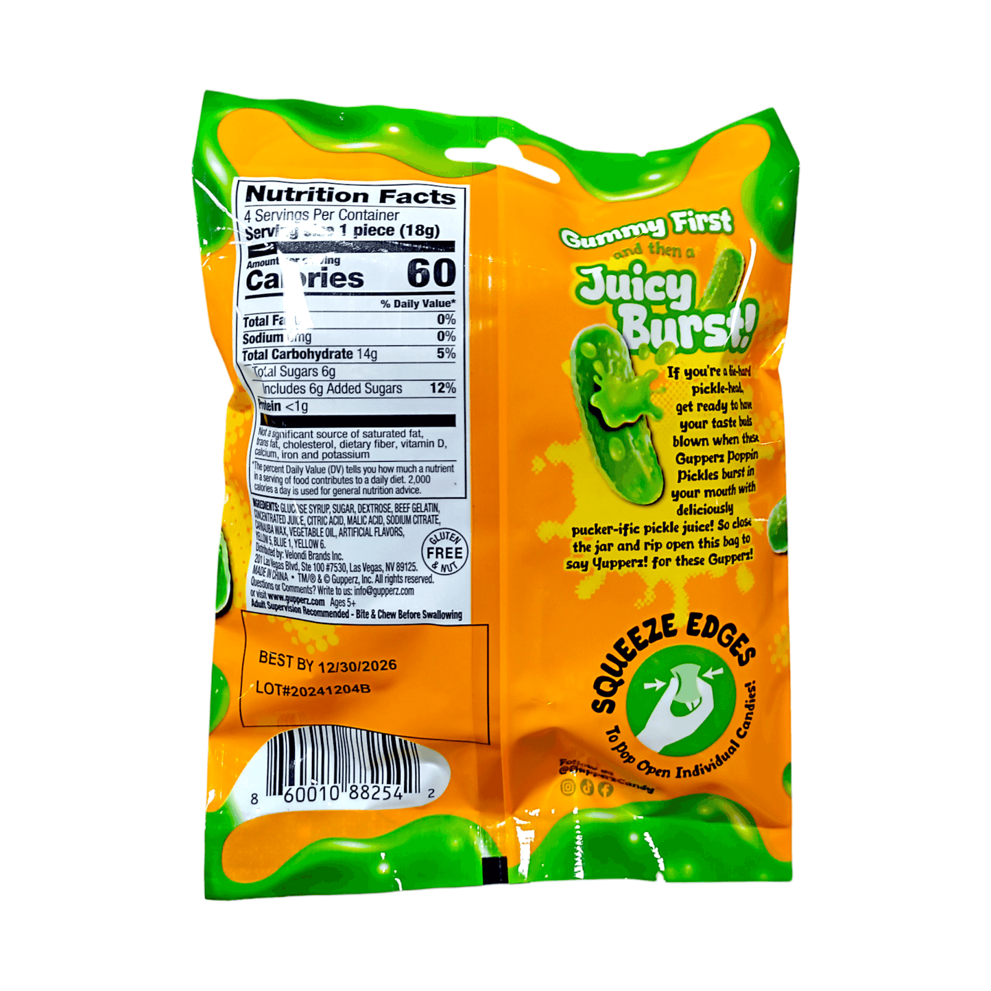 Gupperz Poppin' Pickles Peg Bag | 12 x 72gr