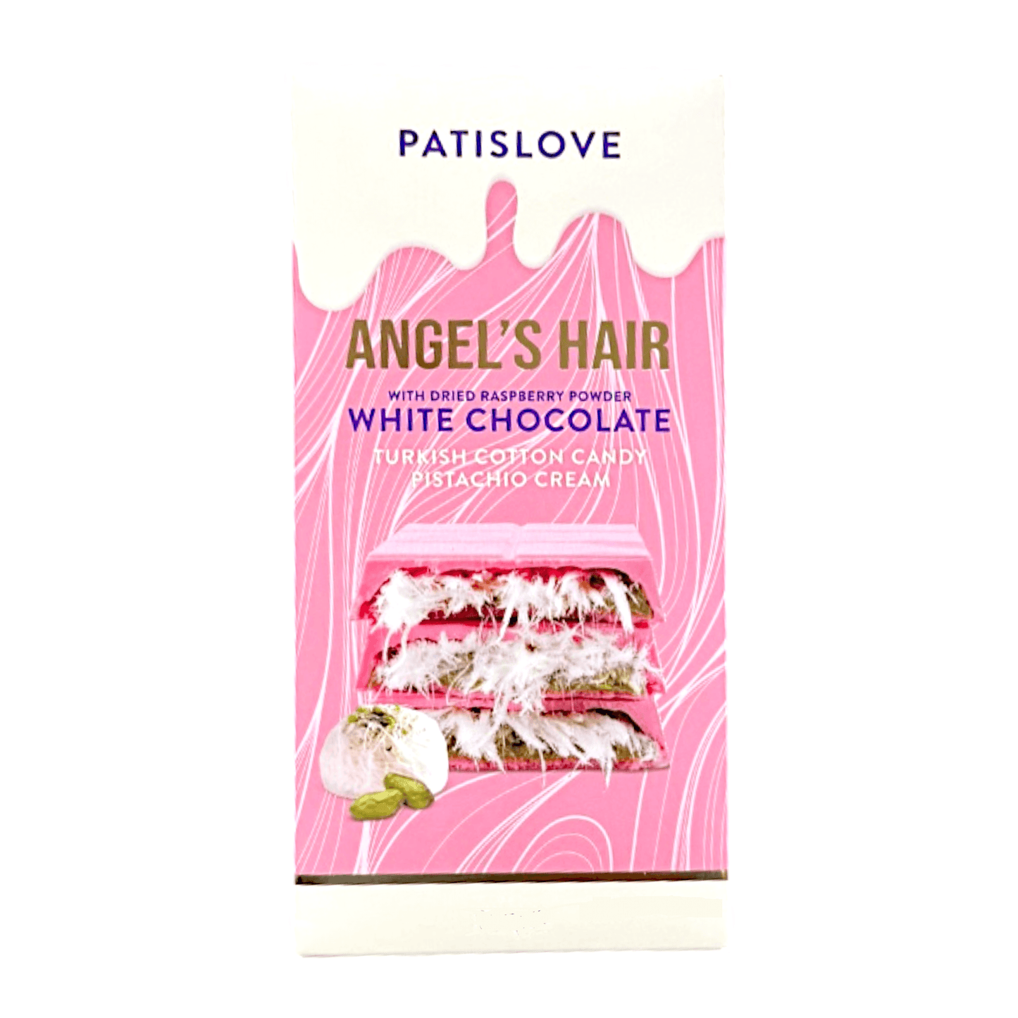 Patislove Pink Chocolate Turkish Cotton Candy Pistachio Cream | 10 x 90gr