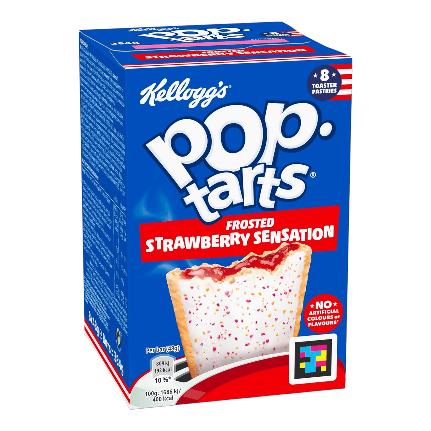 Pop Tarts Strawberry Sensation | 6 x 4 x 2 x 48gr