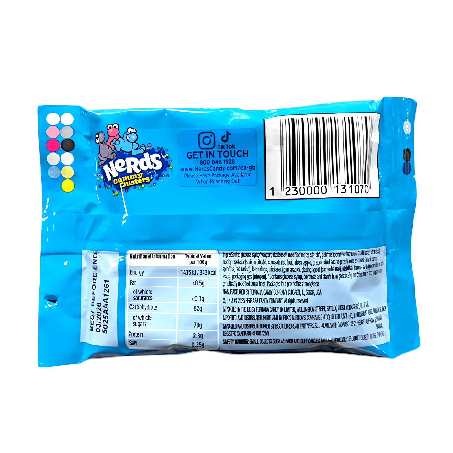 Nerds Gummy Cluster Berry | 20 x 45gr