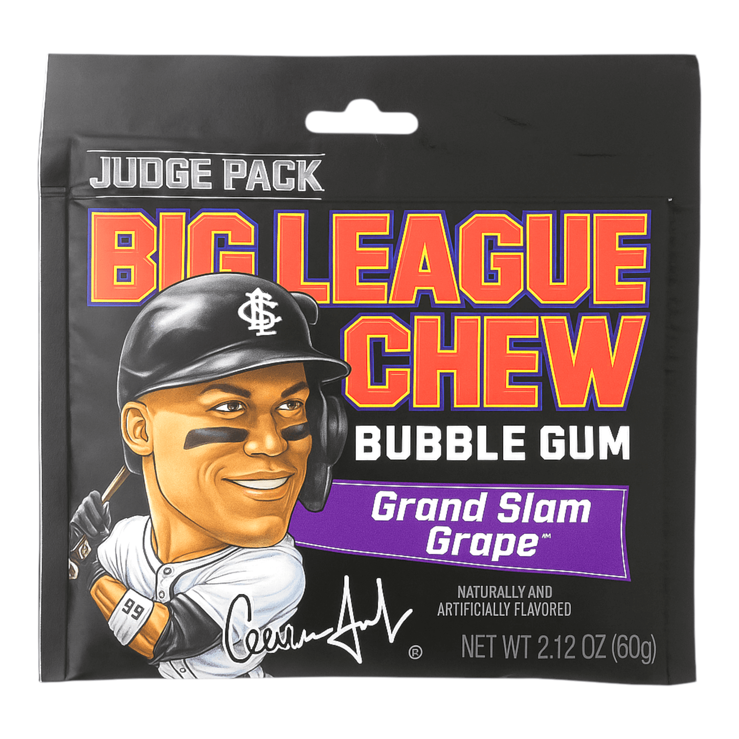 Big League Chew Grand Slam Grape | 12 x 60gr