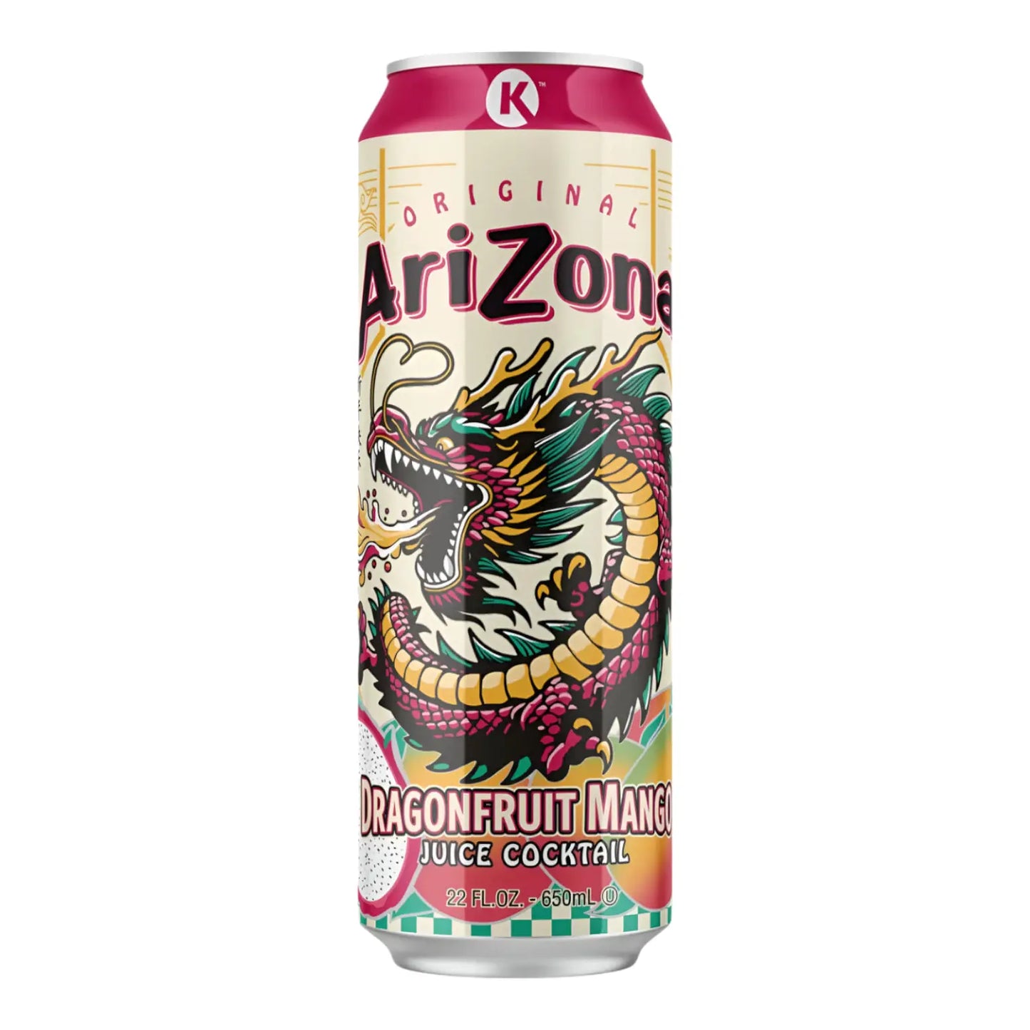 BEVER ARIZONA 650 ML DRAGONFRUIT MANGO JUICE COCKTAIL (US EDITION) | 24 x 650ml