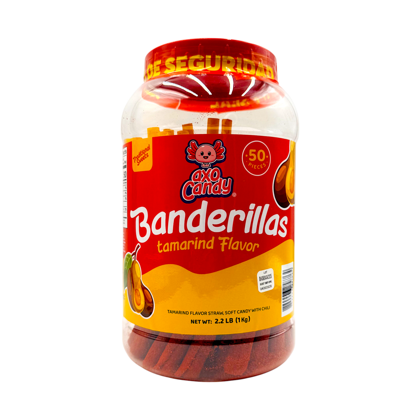 CANDY AXO CANDY 50 x 20 GR BANDERILLA TAMARINDO VITROLERO