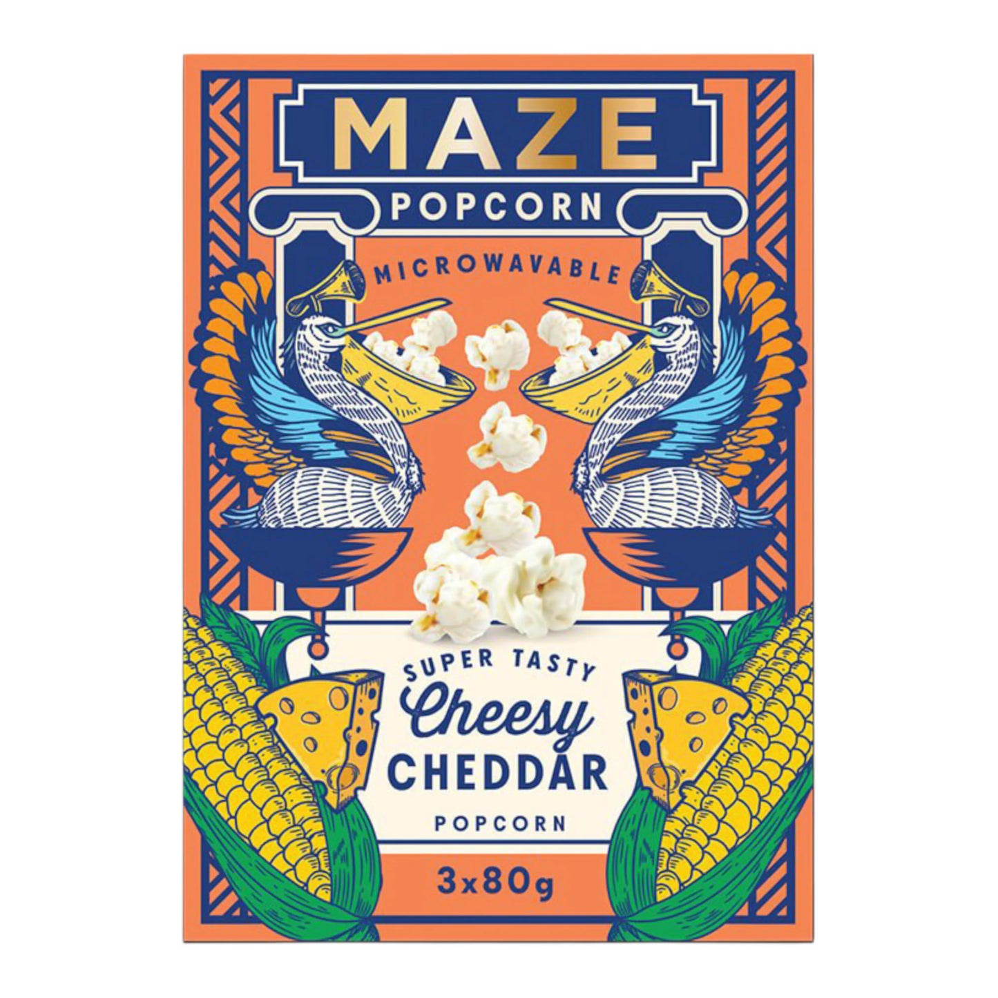 SNACK MAZE 240 GR POPCORN CHEESE | 16 x 240g
