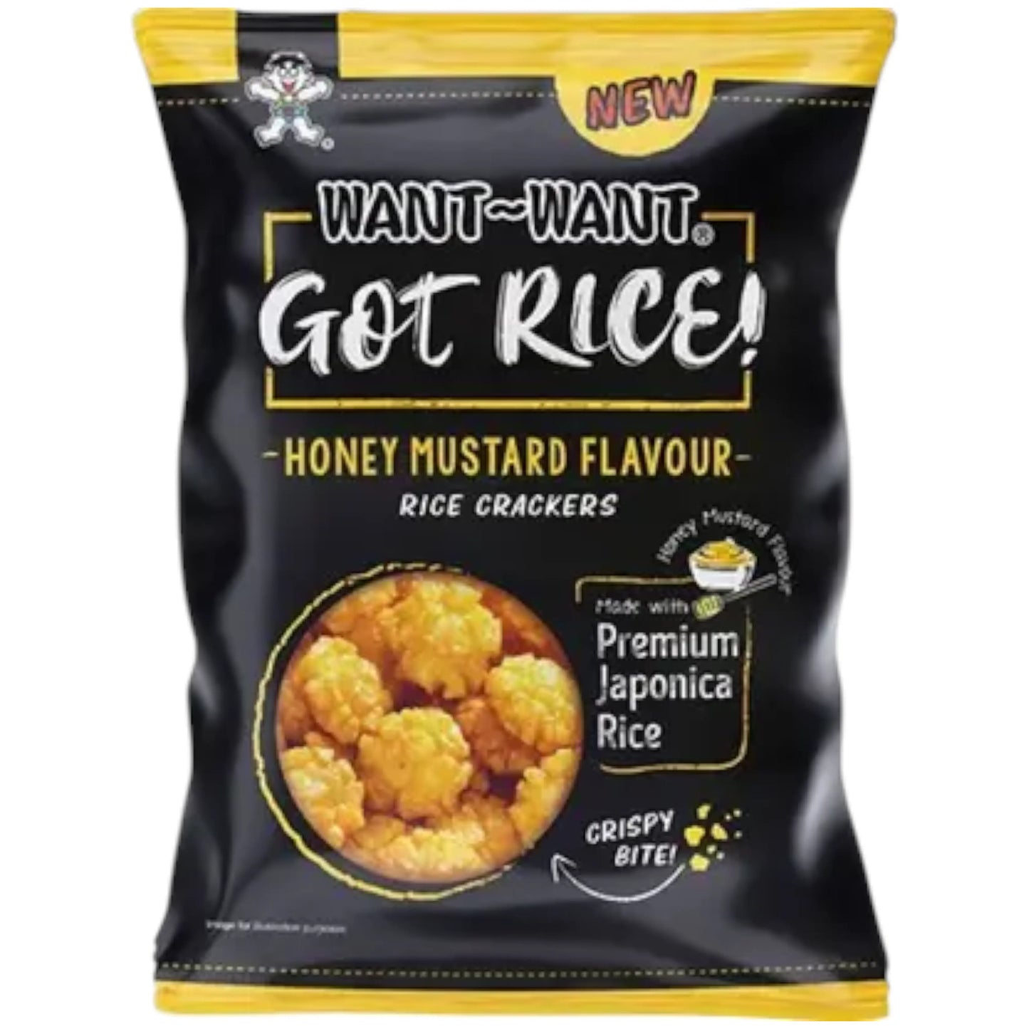 SNACK WANT WANT 6 x 100 GR GOT RICE HONEY MUSTARD
