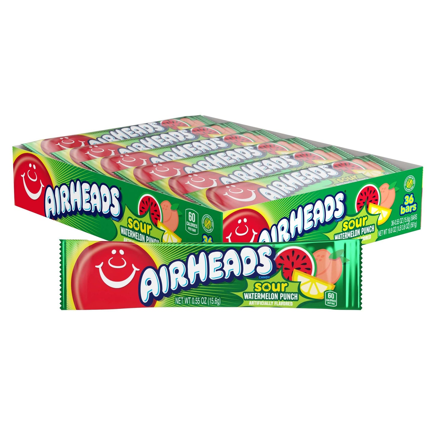 Airheads Sour Watermelon Punch | 36 x 15.6gr