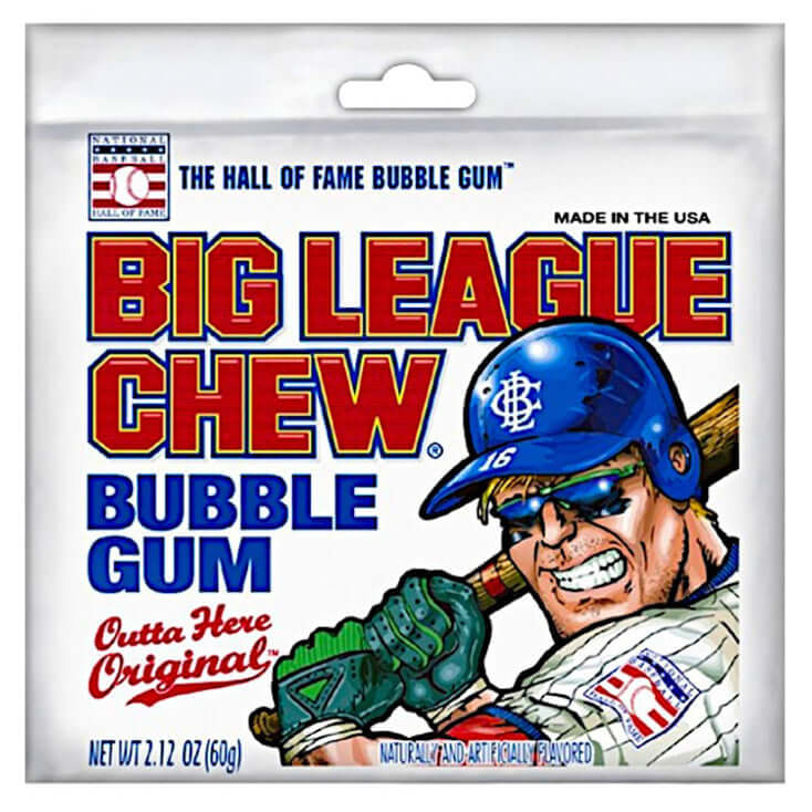 Big League Chew Original Bubble Gum | 12 x 60g
