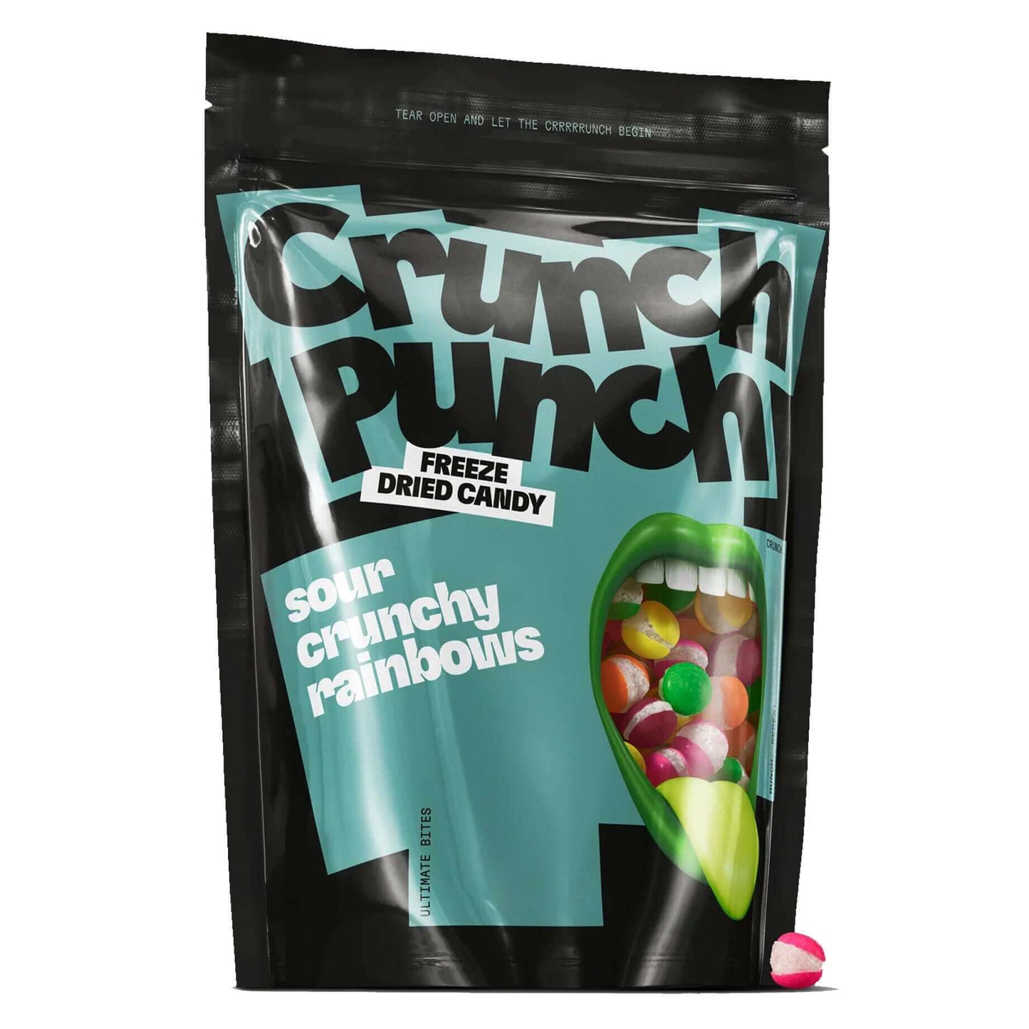 Crunch Punch Freeze Dried Candy Sour Crunchy Rainbows | 15 x 100g