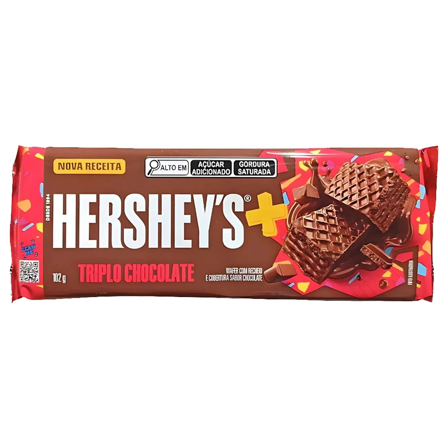 Hersheys Wafers Triple Chocolate | 48 x 102g