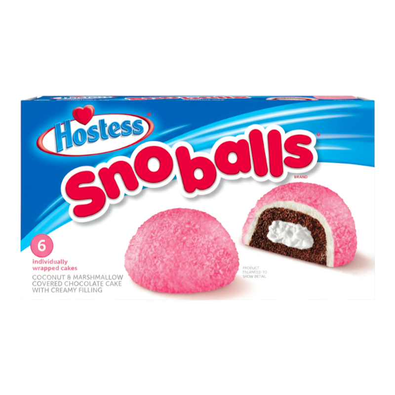 Hostess Snoballs Rosa | 6 x 49,7g