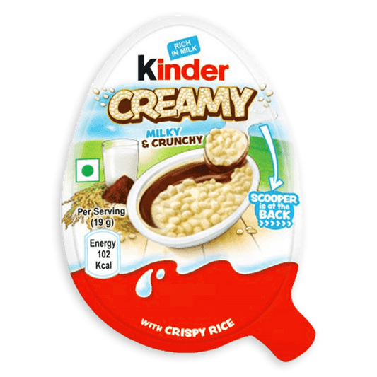 Kinder Creamy Milky & Crunchy | 24 x 19g