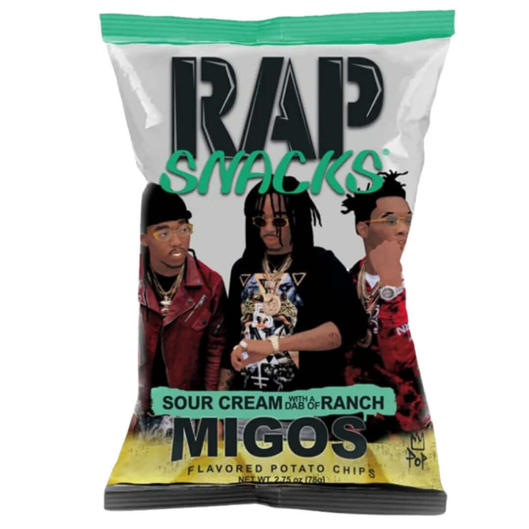 Rap Snacks Sour Cream with a dab of Ranch Migos | 24 x 71g