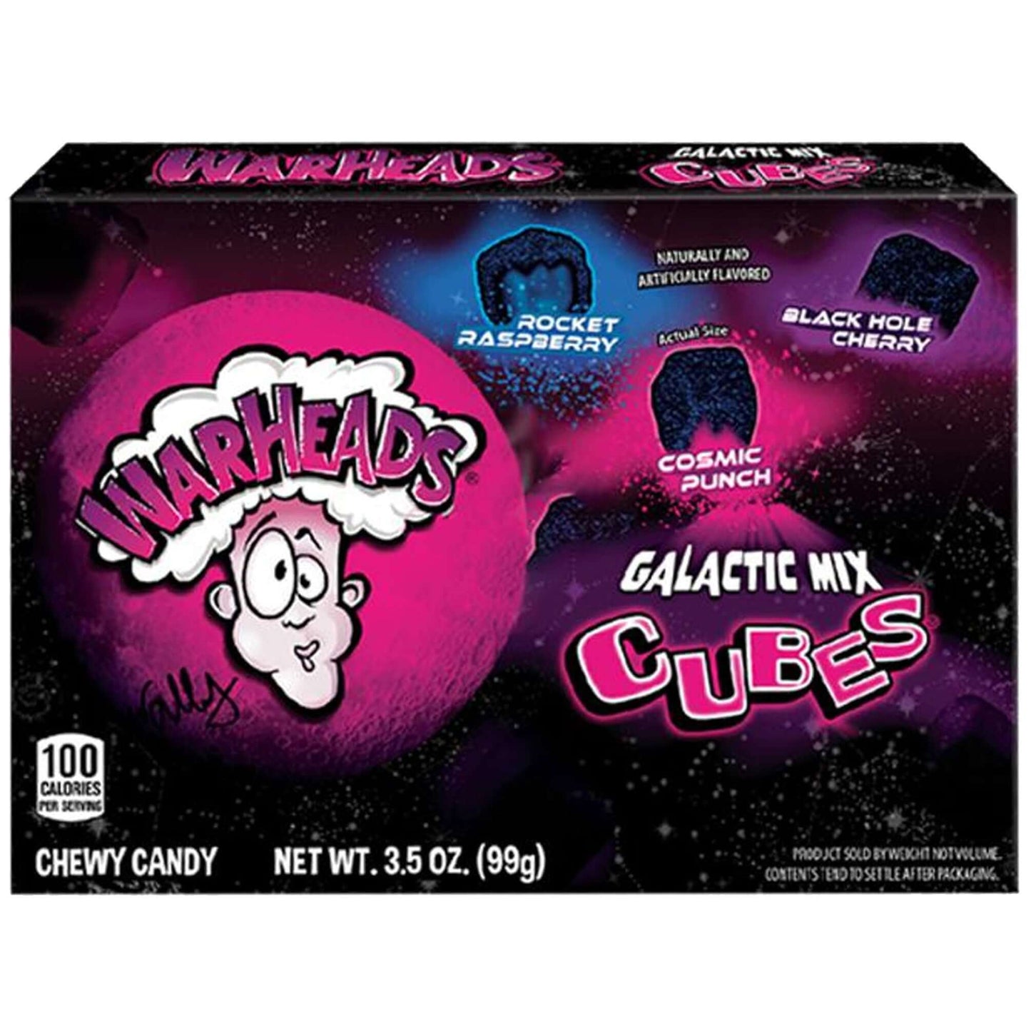 Warheads Galactic Cubes | 12 x 99g