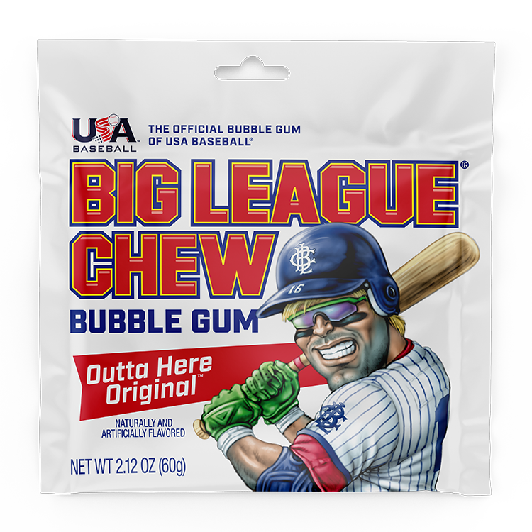 CANDY BIG LEAGUE 12 x 60 GR CHEW ORIGINAL