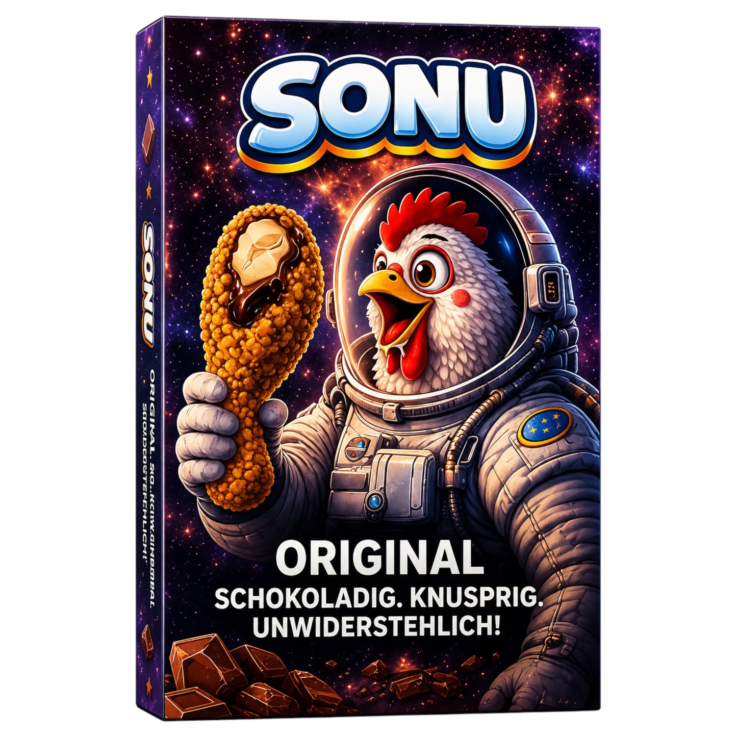 CANDY SONU 20 x 60 GR CRUNCH CRISPY CHICKEN CHOCOLATE | 4 x 20 x 60g