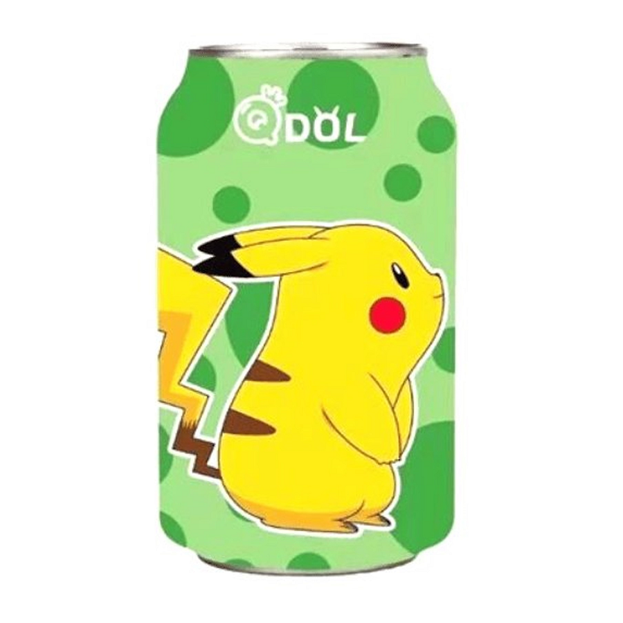 BEVER QDOL 330 ML POKEMON PIKACHU LIME SPARKLING WATER | 24 x 330ml