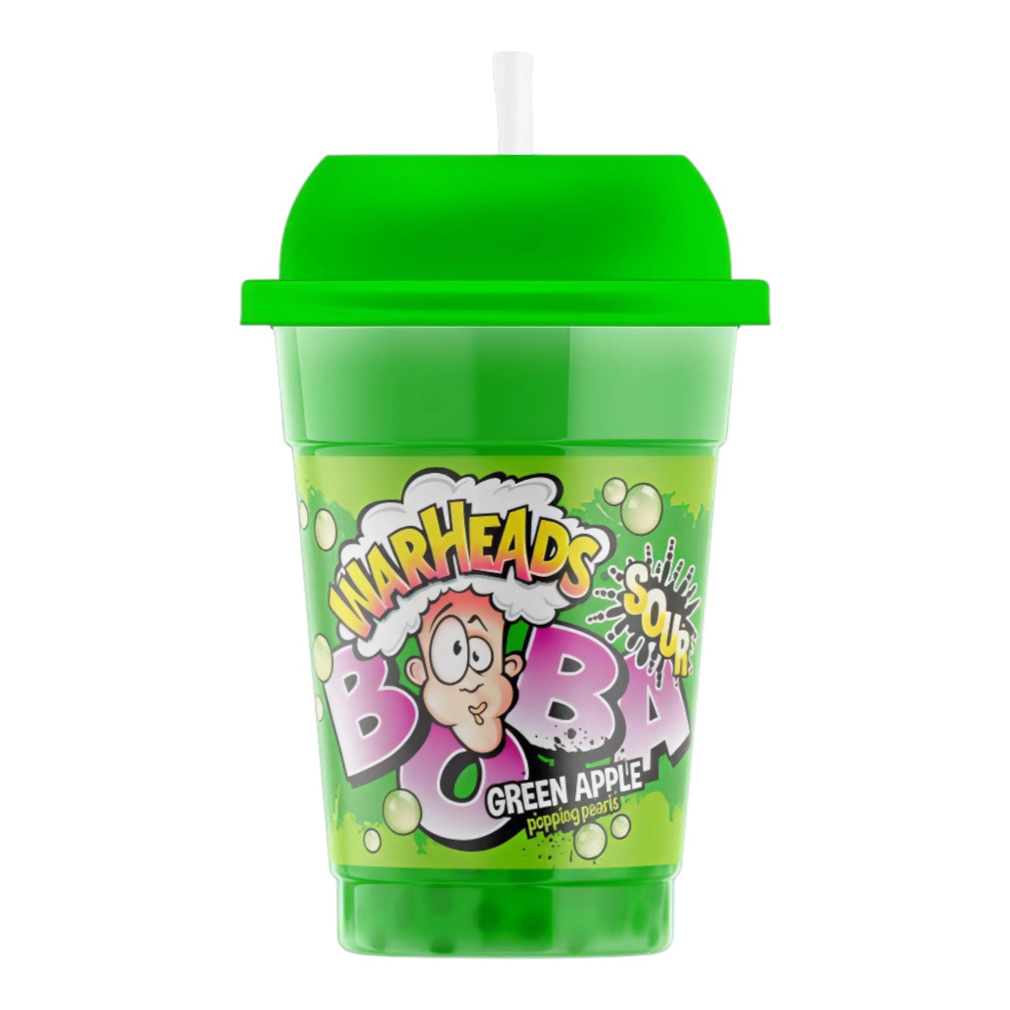 BEVER WARHEADS 400 ML BOBA SOUR GREEN APPLE | 28 x 400ml