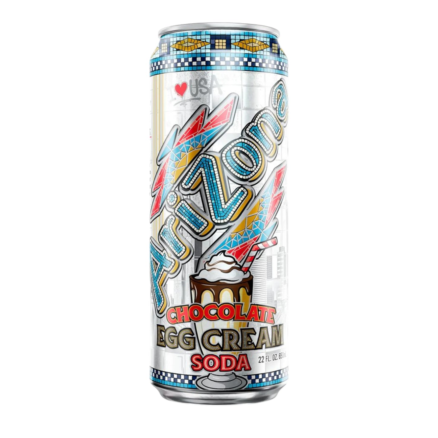 BEVER ARIZONA 650 ML CHOCOLATE EGG CREAM SODA | 24 x 650ml