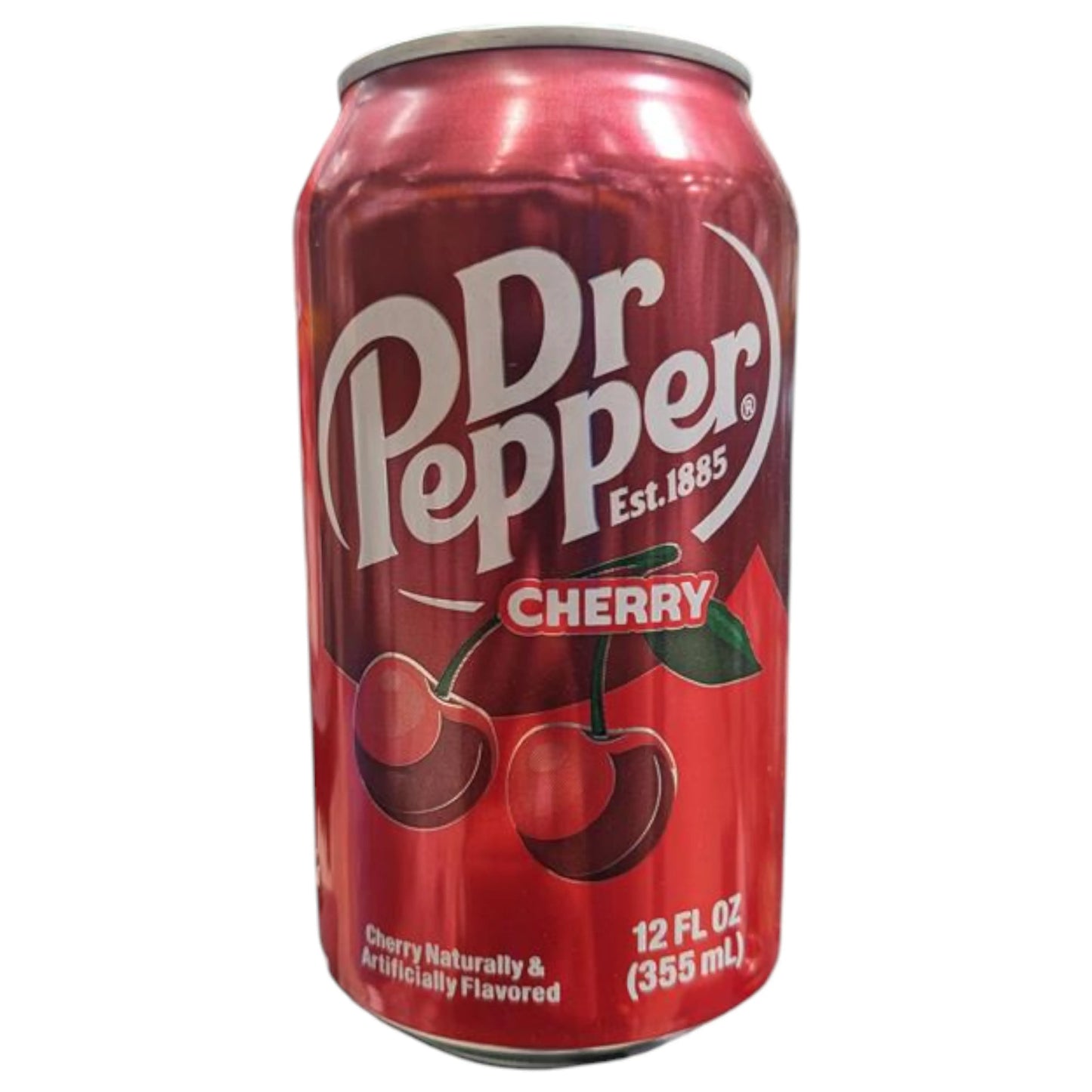 BEVER DR PEPPER 355 ML CHERRY (12 UN) | 12 x 355ml