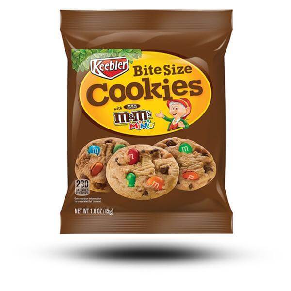 Keebler M&M's Bite Size Cookies | 30 x 45g