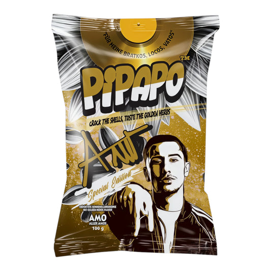 SNACK PIPAPO 100 GR SUNFLOWER SEEDS GOLDEN HERBS | 30 x 100g