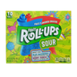 CANDY FRUIT ROLL UPS 10 x 14 GR SOUR BLUE RASP BERRY PUNCH | 10 x 10 x 14g