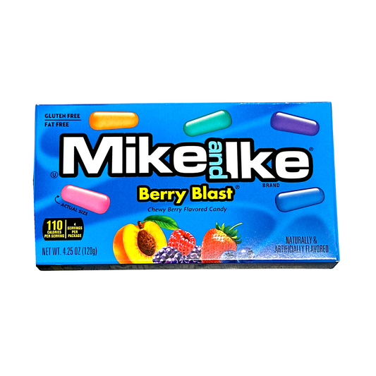 CANDY MIKE & IKE 120 GR BERRY BLAST THEATER BOX | 12 x 120g