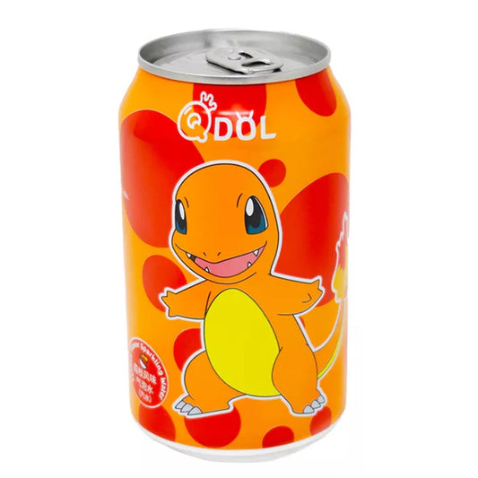 BEVER QDOL 330 ML POKEMON CHARMANDER LYCHEE SPARKLING WATER | 24 x 330ml