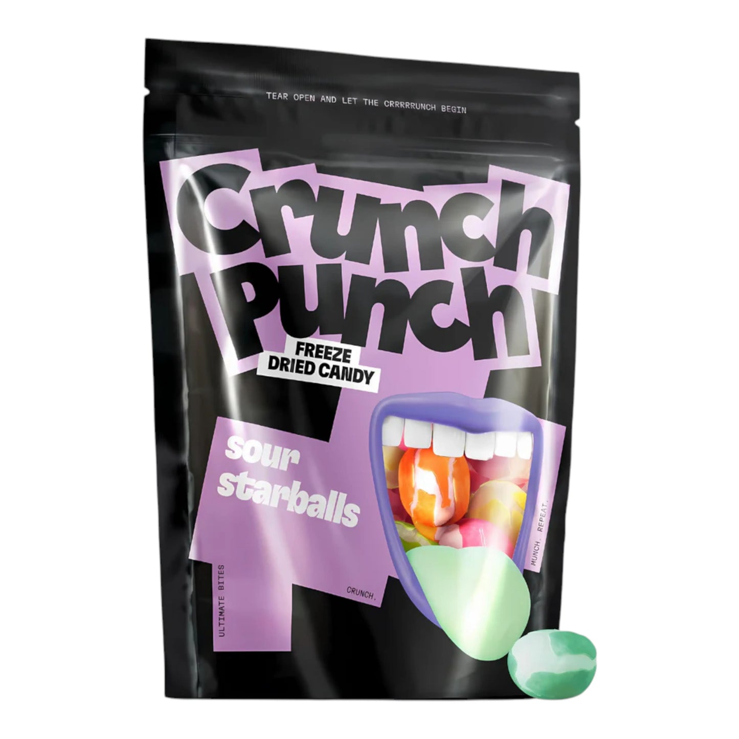 CANDY CRUNCH PUNCH 50 GR SOUR STARBALLS | 15 x 50g