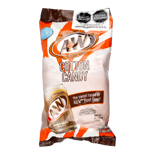 CANDY COTTON CANDY 88 GR A&W ROOT BEER PUNCH | 12 x 88g