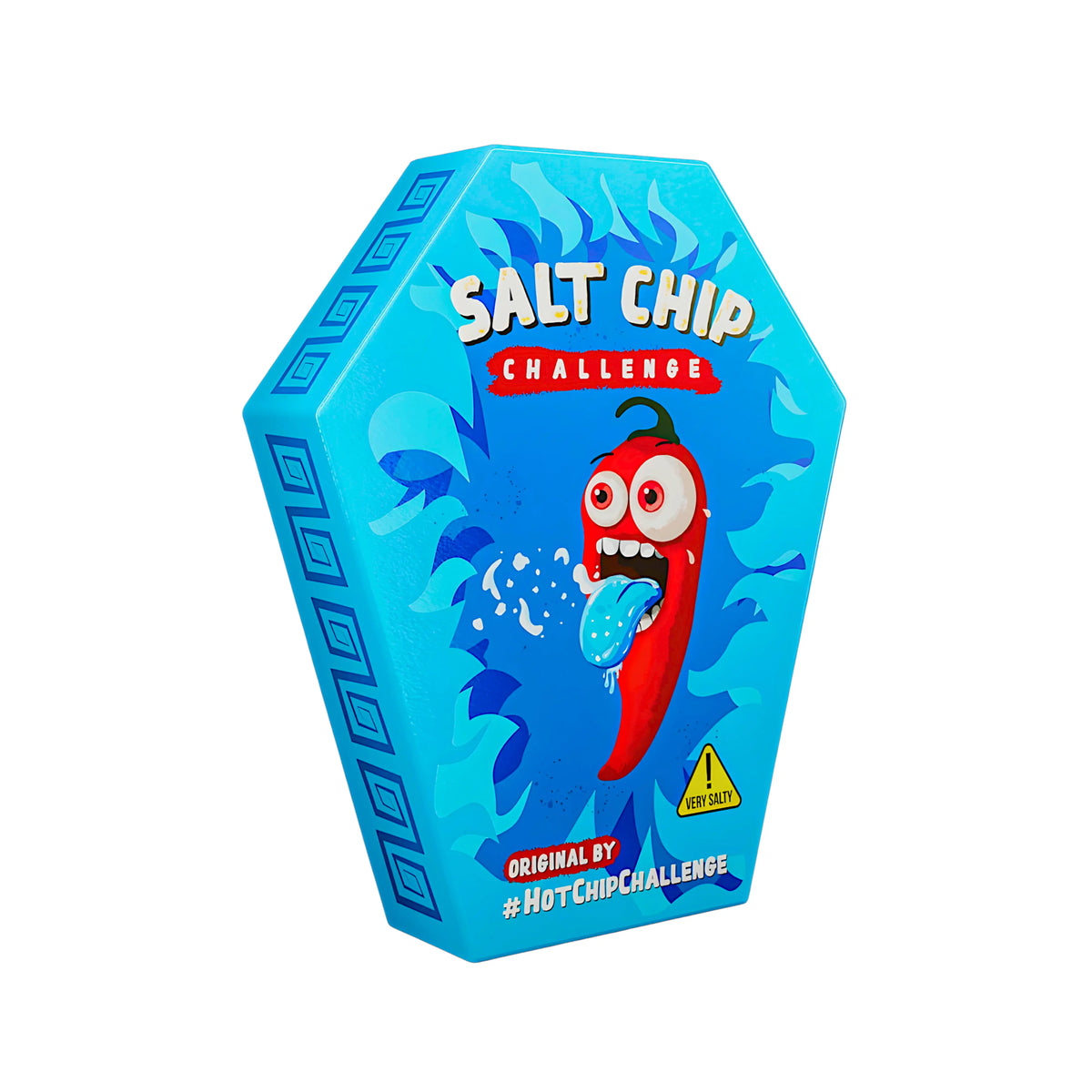 SNACK HOT CHIP 8 GR SALT CHIP CHALLENGE | 10 x 8g