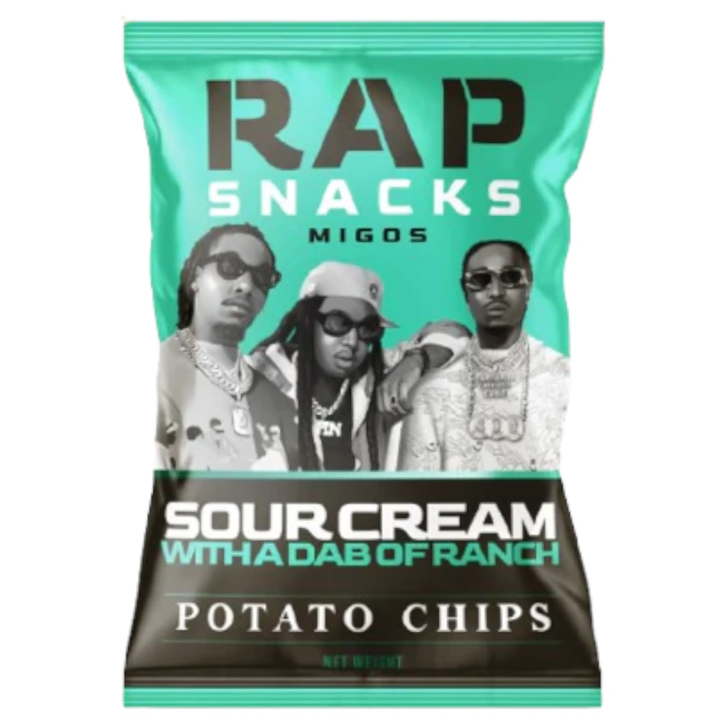 SNACK RAP SNACKS 71 GR MIGOS SOUR CREAM RANCH CHIPS (12 UN) | 12 x 71g