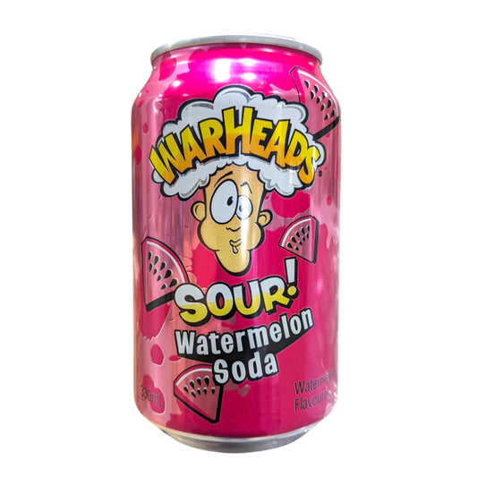 BEVER WARHEADS 330 ML SOUR SODA WATERMELON (PFAND) | 12 x 330ml