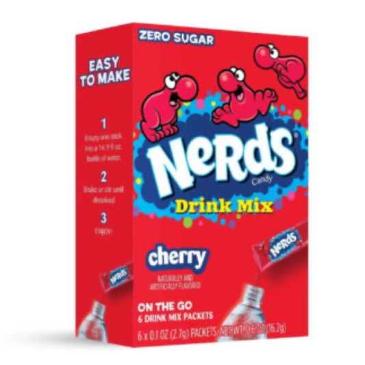 PWDDK NERDS 6 x 2.7 GR CHERRY | 12 x 6 x 2.7g