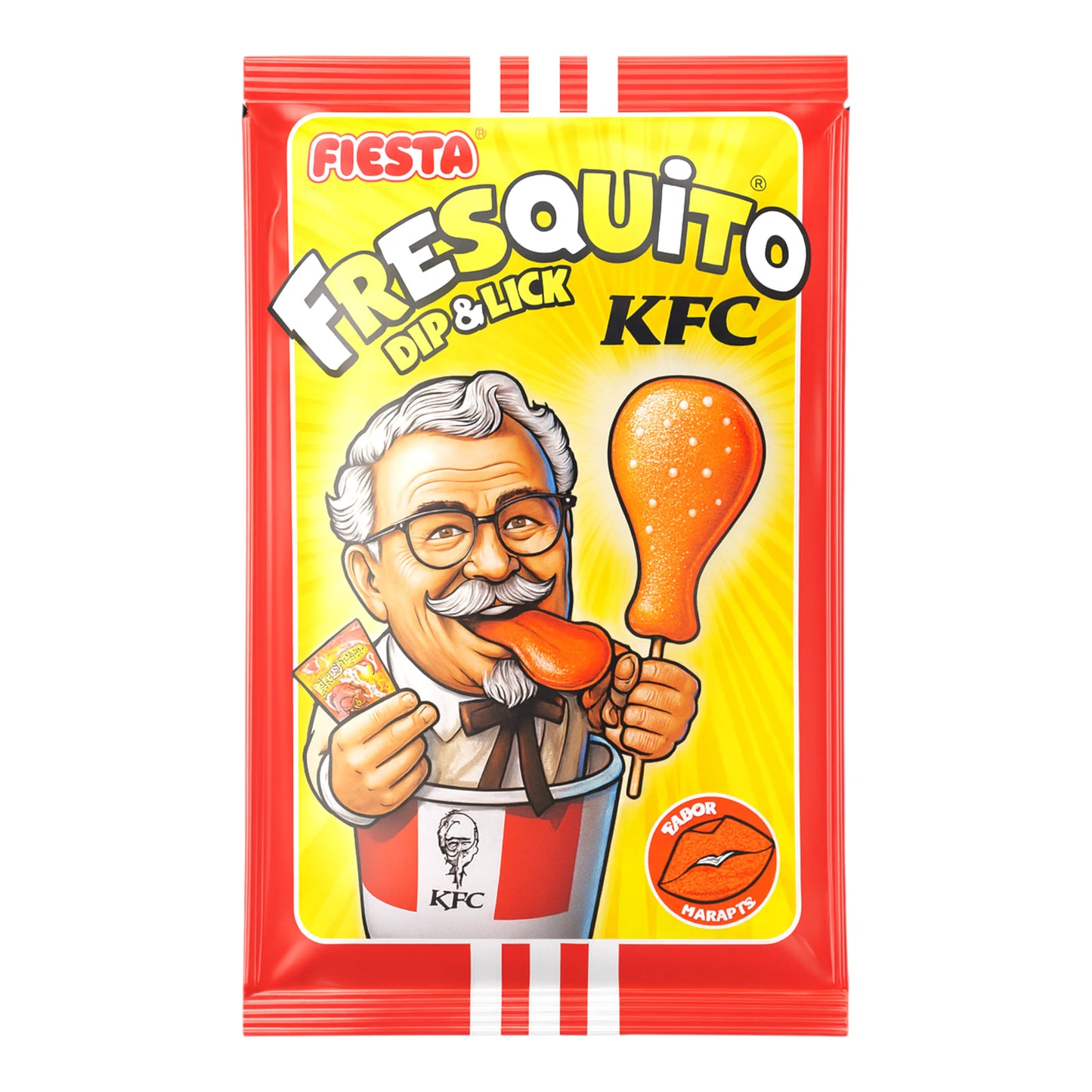 CANDY FRESQUITO 40 x 17 GR KFC DIP & LICK