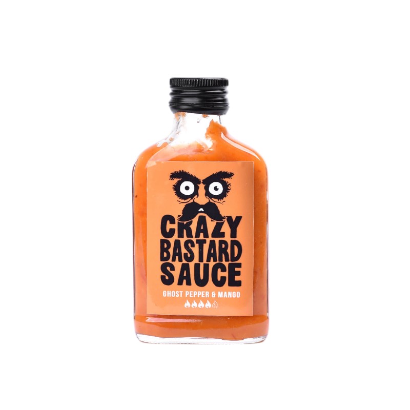 Crazy Bastard Ghost Pepper & Mango | 8 x 100ml