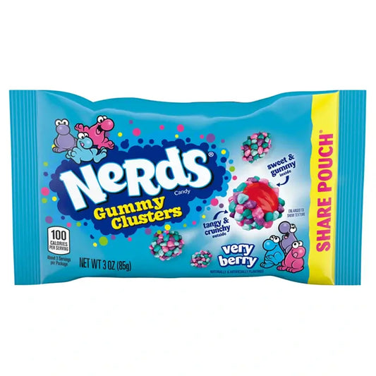 Nerds Gummy Clusters Very Berry Share Pack | 4 x 12 x 85gr