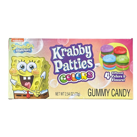 Spongebob Krabby Patties Colors Theater Box | 12 x 72gr