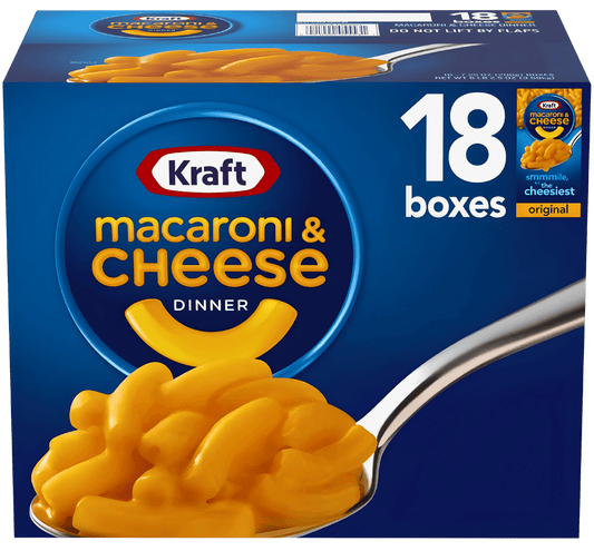 Kraft Mac And Cheese Dinner | 18 x 206gr