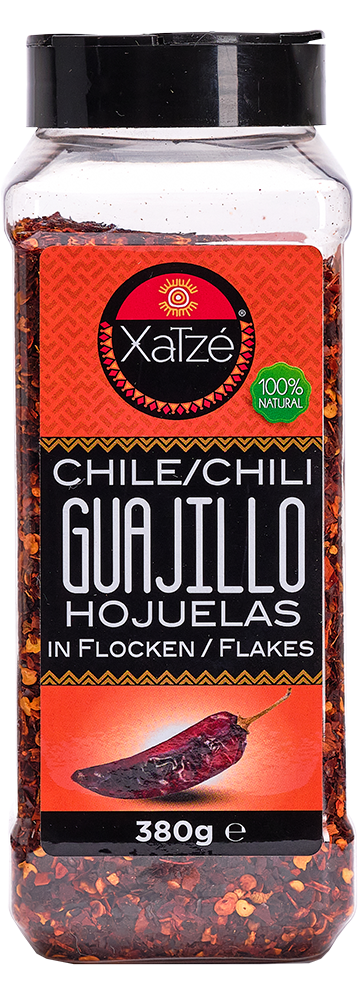 CHILE XATZE 380 GR CHILE GUAJILLO HOJUELAS