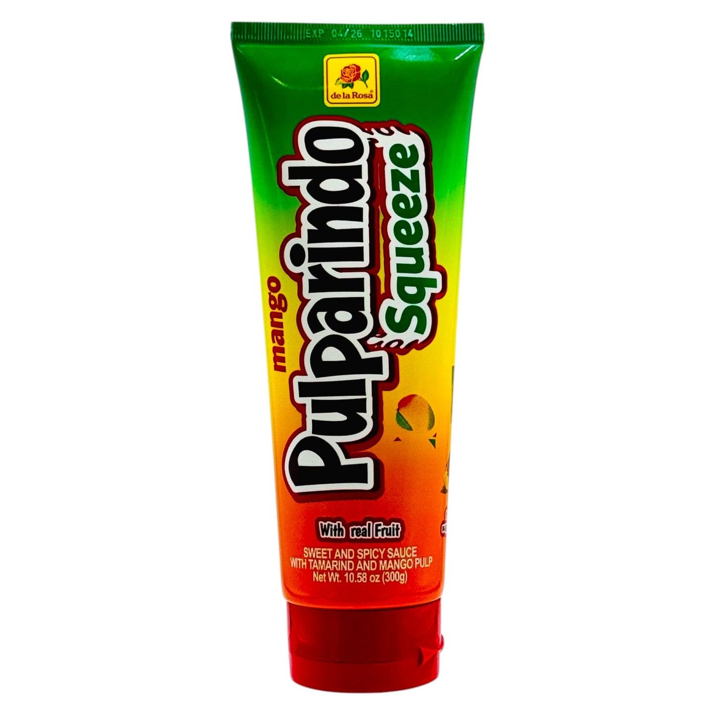CANDY DE LA ROSA 300 GR PULPARINDO SQUEEZE MANGO | 12 x 300g