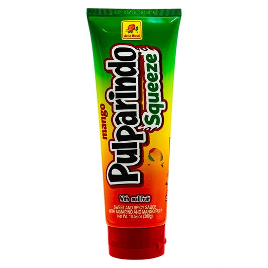 CANDY DE LA ROSA 300 GR PULPARINDO SQUEEZE MANGO | 12 x 300g