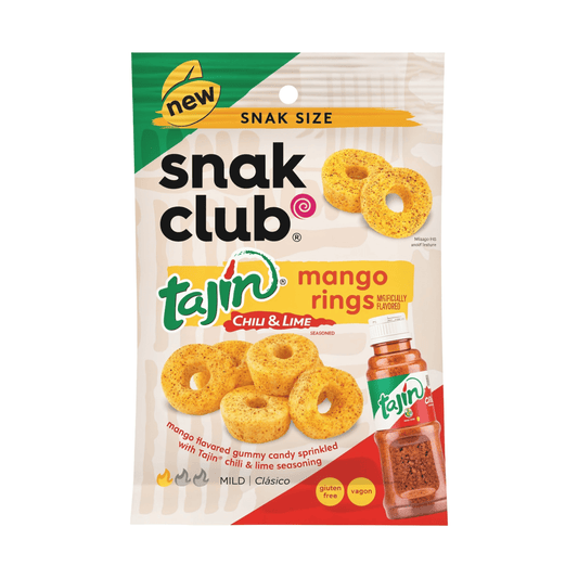 Snak Club Tajin Mango Rings | 12 x 64gr